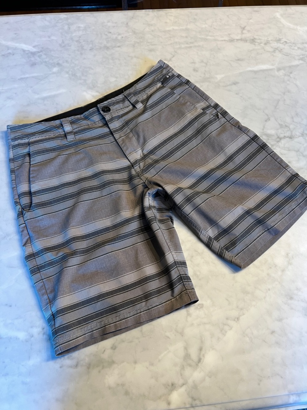 Volcom Frickin’ shorts. Mens 31. Grey stripe